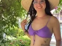 Aproveitando o sol lá fora