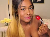 Doce pirulito para chupar